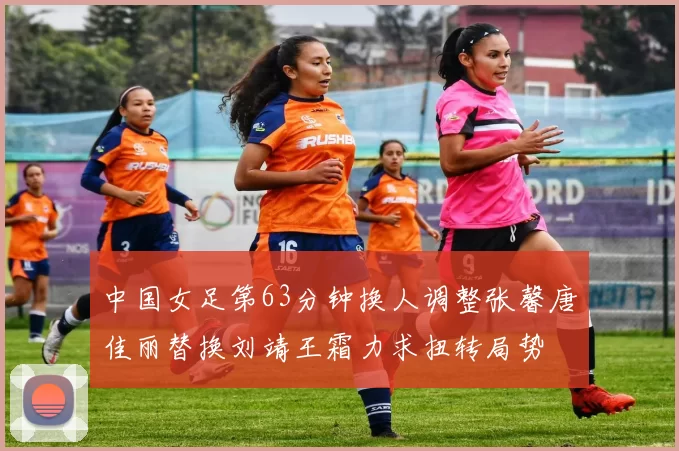 中国女足第63分钟换人调整张馨唐佳丽替换刘靖王霜力求扭转局势