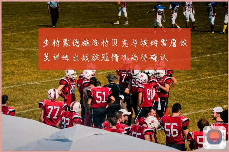 多特蒙德施洛特贝克与埃姆雷詹恢复训练出战欧冠情况尚待确认