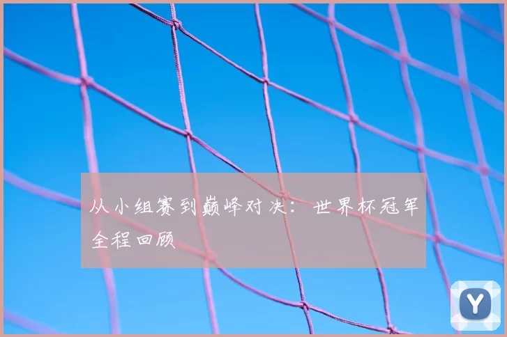 从小组赛到巅峰对决:世界杯冠军全程回顾