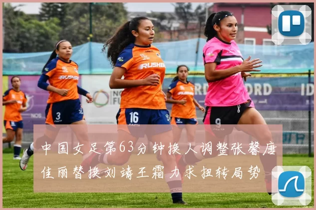 中国女足第63分钟换人调整张馨唐佳丽替换刘靖王霜力求扭转局势